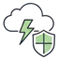 Disaster recovery icon